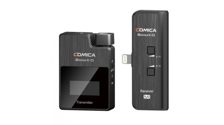 COMICA BOOMX-D MI 1 2.4G DIGITAL WIRELESS MICROPHONE SYSTEM FOR APPLE SMARTPHONES AND TABLETS