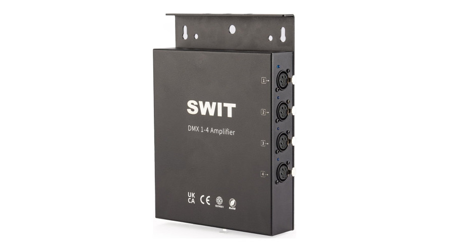 SWIT SA-D34 – 4-канален DMX сплитер / усилвател