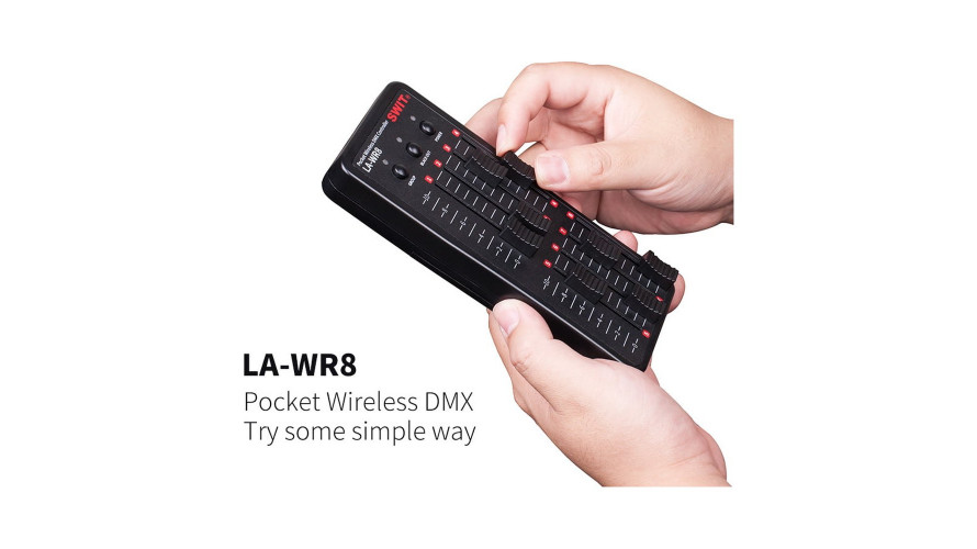 SWIT LA-WR8 Tx – предавател за джобен безжичен DMX контролер