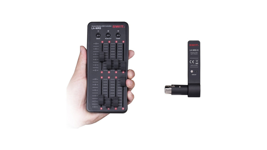 SWIT LA-WR8 – джобен безжичен DMX контролер, Tx + 3 Rx