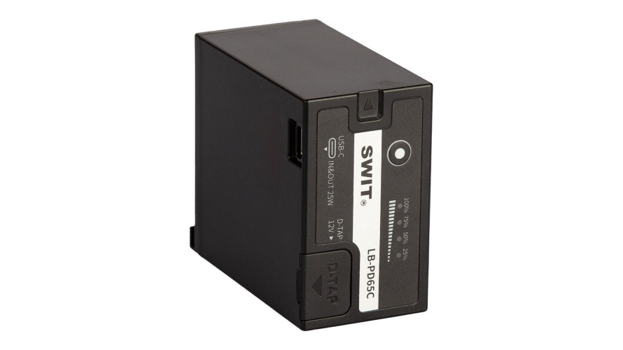 SWIT LB-PD65C – батерия 65 Wh за Panasonic с D-tap и USB-C SWIT LB-PD65C – батерия 65 Wh за Panasonic с D-tap и USB-C