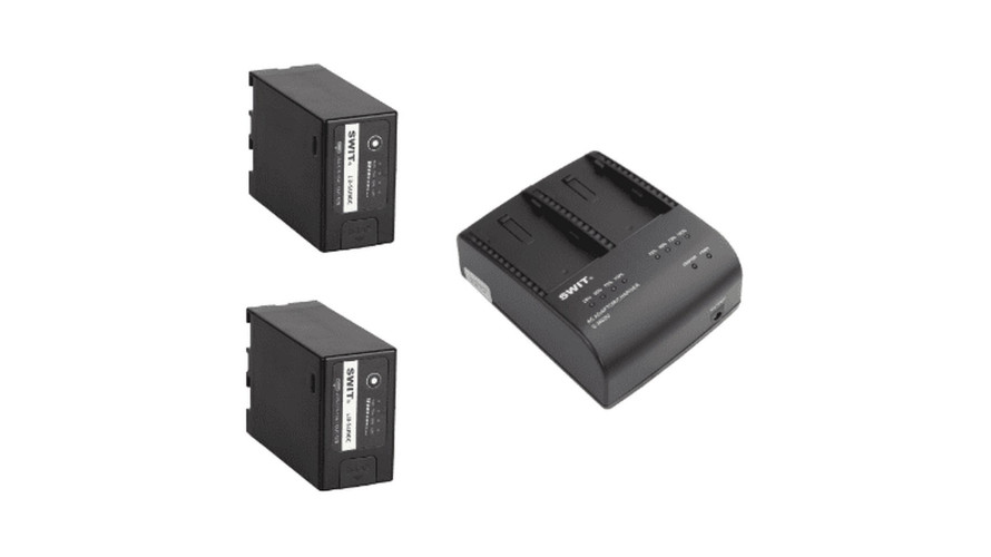 SWIT комплект 2 × LB-SU90C + 2-канално зарядно S-3602U