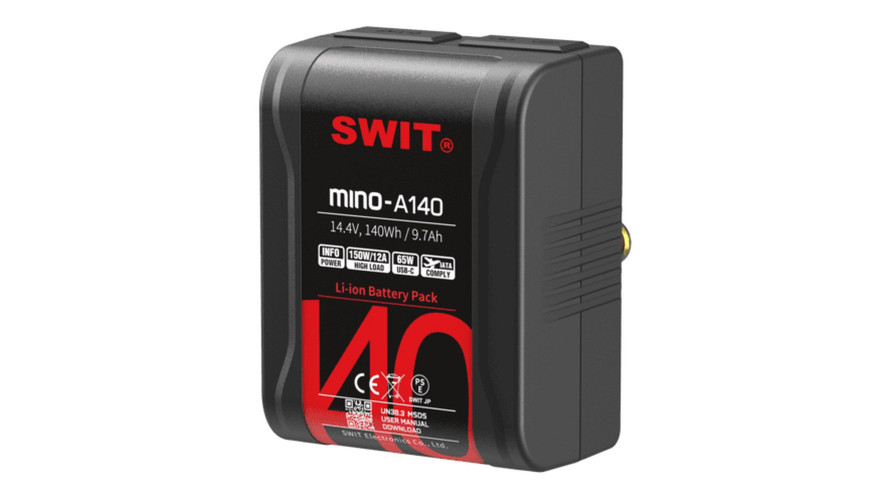 SWIT Mino-A140 – джобна Gold Mount батерия 140 Wh с USB-C