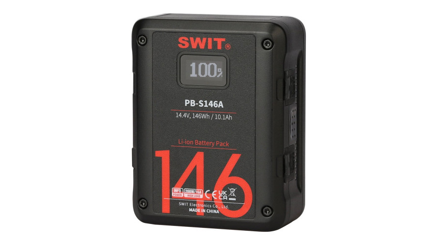 SWIT PB-S146A – квадратна Gold Mount батерия 146 Wh за кино камери
