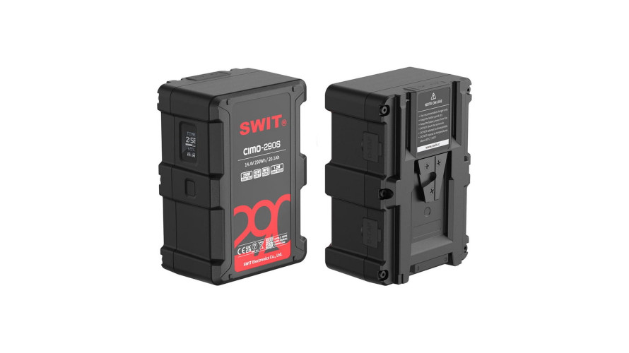 SWIT CIMO-290S – V-mount батерия 290 Wh с USB-C и OLED