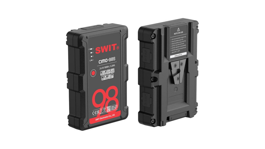 SWIT CIMO-98S – V-mount батерия 98 Wh с USB-C