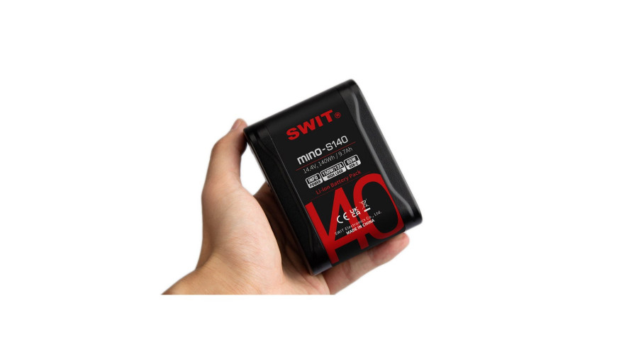 SWIT Mino-S140 – джобна V-mount батерия 140 Wh с USB-C