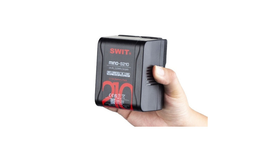SWIT Mino-S210 – джобна V-mount батерия 210 Wh с USB-C
