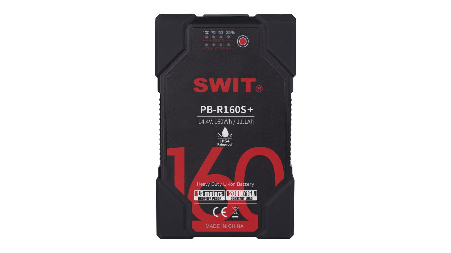 SWIT PB-R160S+ – здрава V-mount батерия 160 Wh, IP54