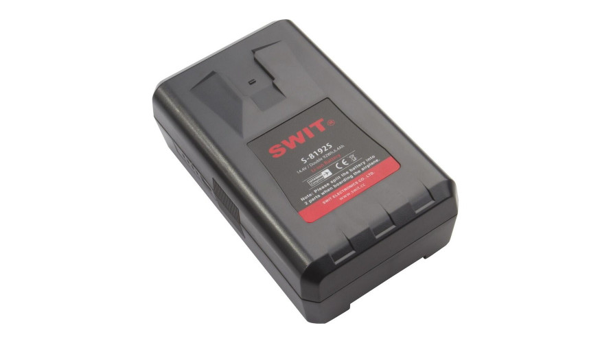 SWIT S-8192S – разделяема V-mount батерия 92+92 Wh за самолет