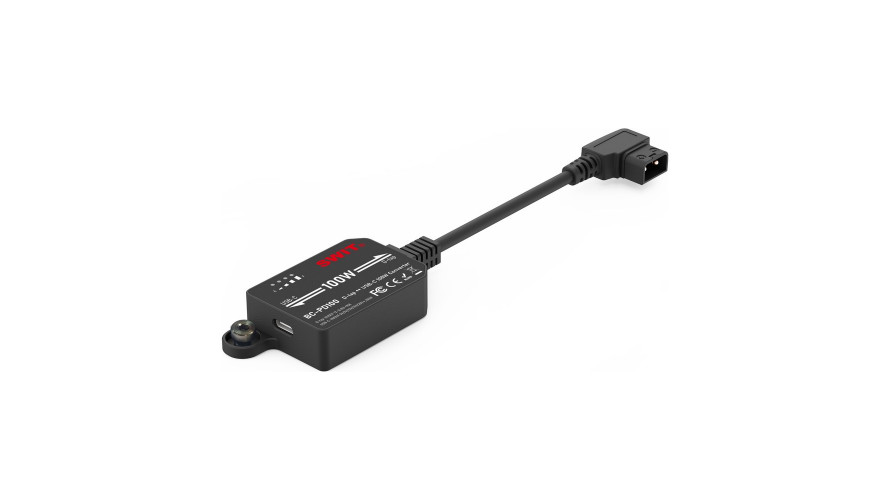 SWIT BC-PD100 – двупосочен преходник D-tap към USB-C 100 W