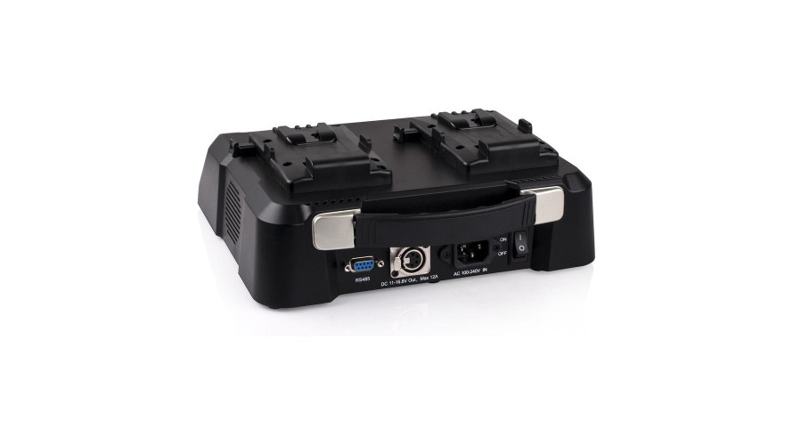SWIT S-3812S – 2-канално бързо V-mount зарядно и адаптер