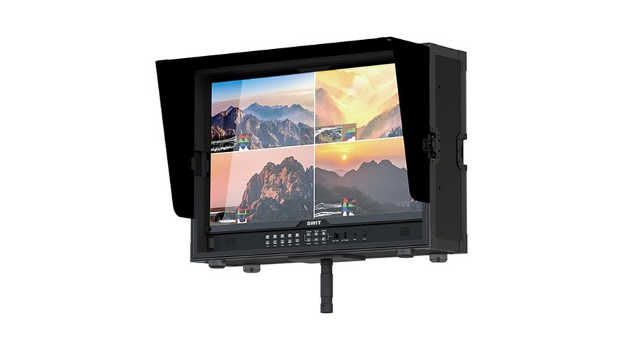 SWIT FM-U245HDR – 23,8" 4K HDR полеви монитор, 4 × 12G-SDI, с куфар