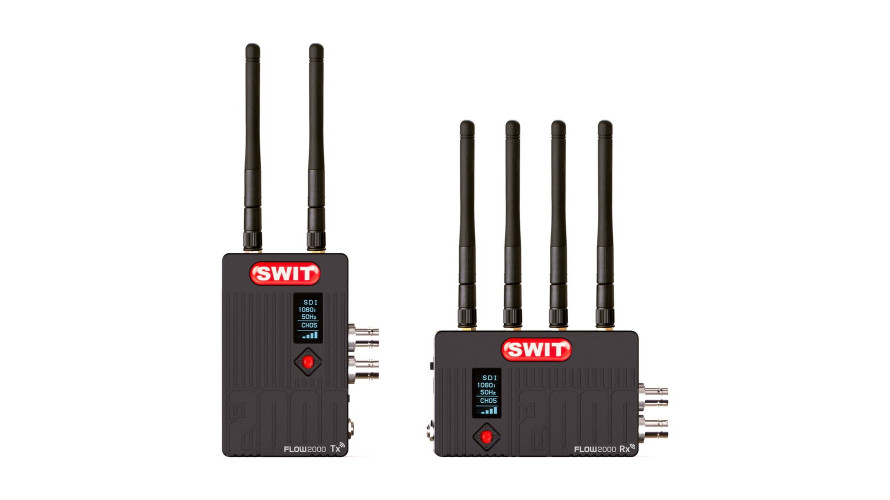 SWIT FLOW2000 – безжична видео система Tx + Rx 600 m, SDI/HDMI